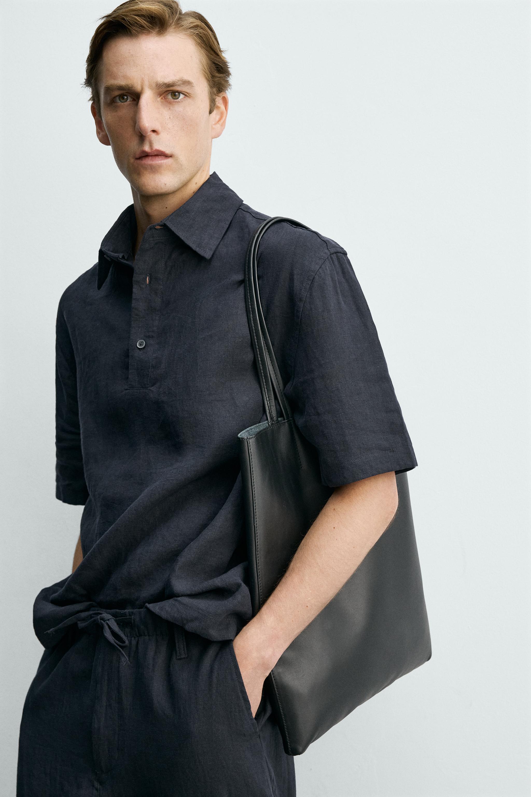 CHEMISE POLO BOXY FIT 100 % LIN